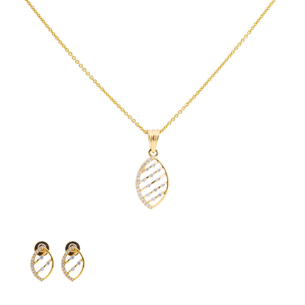 18K Rose Gold Pendant Necklace Set w/ 0.27 Carat Diamonds (4.85gm) | 



Perfect for every occasion, this 18k rose gold pendant necklace set  by Virani Jewelers featu...