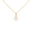 18K Rose Gold Pendant Necklace Set w/ 0.29 Carat Diamonds (5gm)