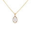 18K Rose Gold Pendant Necklace Set w/ 0.27 Carat Diamonds (5.5gm)