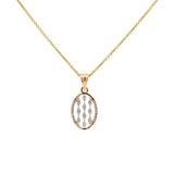 18K Rose Gold Pendant Necklace Set w/ 0.27 Carat Diamonds (5.5gm) | Indulge in luxury with this 18k rose gold and diamond necklace set by Virani Jewelers—diamond jew...