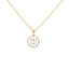 18K Rose Gold Pendant Necklace Set w/ 0.40 Carat Diamonds (5.5gm)