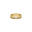 18K Yellow Gold & 0.08ct Diamond Band (7.7gm)