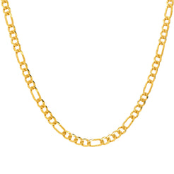 22K Yellow Gold 24in Figaro Chain (20.1gm)