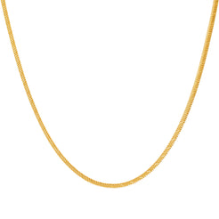 22K Yellow Gold 24in Wheat Chain (20.6gm)