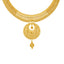 22K Yellow Gold Filigree Necklace Set (53.4gm)