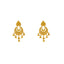 22K Yellow Gold Chandbali Earrings (10gm)