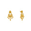 22K Yellow Gold Chandbali Earrings (10gm)