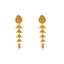 22K Yellow Gold Layered Jhumki Earrings (17gm)