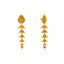 22K Yellow Gold Layered Jhumki Earrings (17gm)