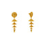 22K Yellow Gold Layered Jhumki Earrings (15.3gm)