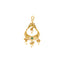 22K Yellow Gold, CZ, Emerald & Pearl Tikka (10.5gm)