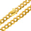 22K Yellow Gold Cuban Link Chain (74.7gm)