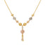 22K Multi-Tone Gold Beaded Chain (10.8gm)