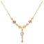 22K Multi-Tone Gold Beaded Chain (12.2gm)