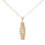 22K Multi-Tone Gold Necklace Set (13.6gm)