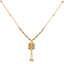 22K Multi-Tone Gold Beaded Chain (11.1gm)