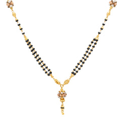 22K Multi-Tone Gold 20 Inch Mangalsutra Chain (11.2gm)