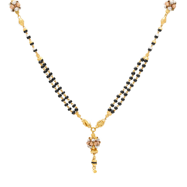 22K Multi-Tone Gold 20 Inch Mangalsutra Chain (11.2gm) | 



Behold this lovely 22k gold Mangalsutra chain by Virani Jewelers, embodying the timeless trad...