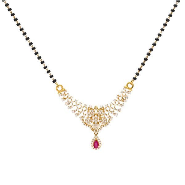 22K Yellow Gold & CZ Mangalsutra Chain - 20 Inch (11.9gm) | 



Virani Jewelers presents this stunning 22k gold Mangalsutra design, perfectly capturing the e...