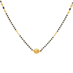 22K Yellow Gold 18 Inch Mangalsutra Chain (6.3gm)