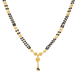 22K Yellow Gold 20 Inch Mangalsutra Chain (12.8gm)