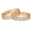 22K Multi-Tone Gold Bangle Set of 2 (60gm)