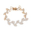 18K Rose Gold & CZ Artisan Bracelet (11.4gm)