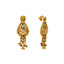 22K Yellow Gold, Emerald & Ruby Earrings (9.3gm)