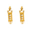 22K Yellow Gold & CZ Earrings (13gm)