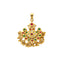 22K Yellow Gold, Emerald & Ruby Pendant (10.8gm)