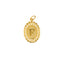 22K Yellow Gold Letter F Initial Pendant (4gm)