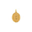 22K Yellow Gold Letter I Initial Pendant (2.1gm)