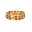 22K Yellow Gold Temple Bangle Set of 2 w/ Kundana & Gems (48.2gm)