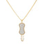 22K Multi-Tone Gold Pendant Set (11.7gm)