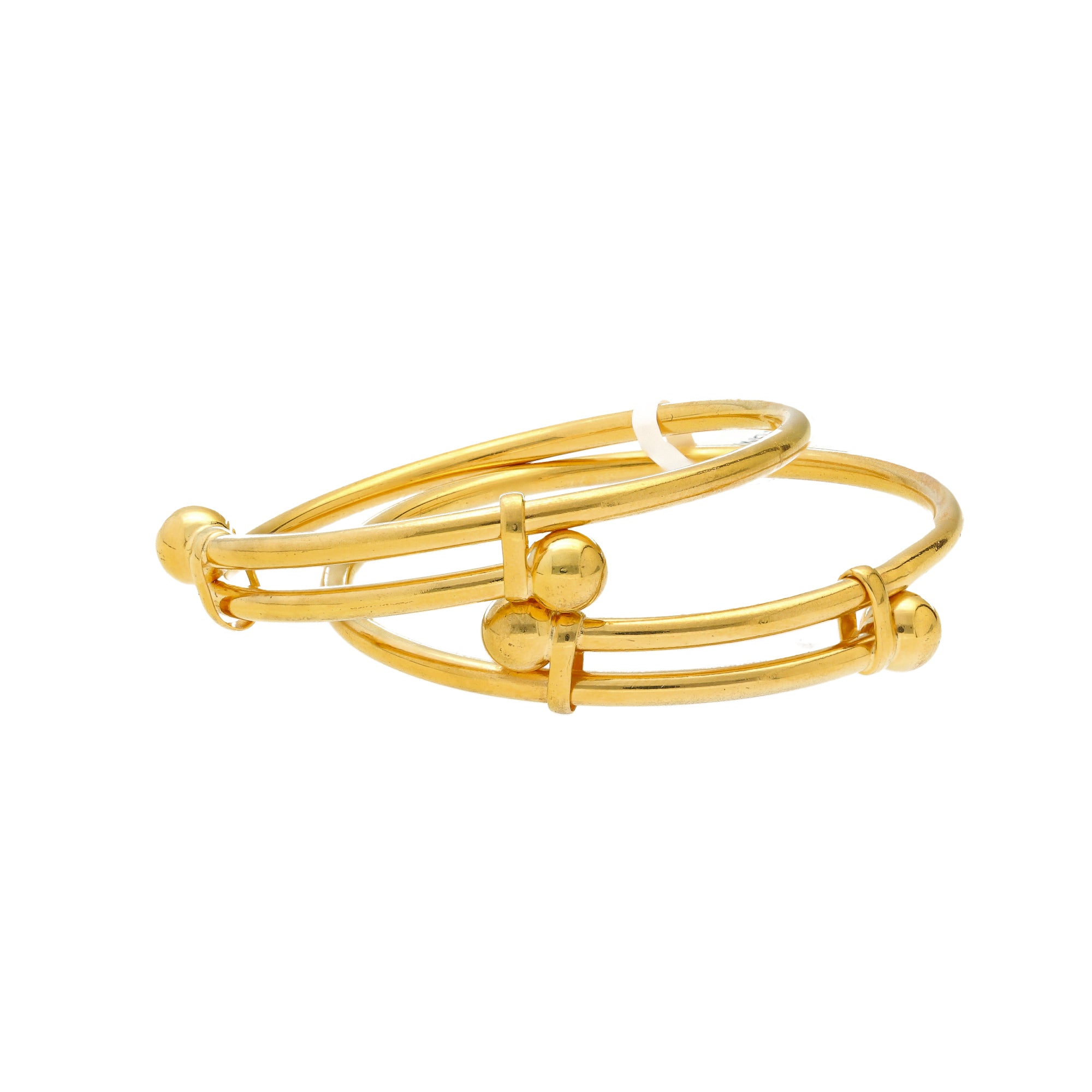 Childrens gold online bangles