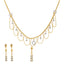 22K Yellow & White Gold Beaded Necklace Set (15.7gm)