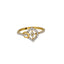 22K Yellow Gold & CZ Ring (1.8gm)