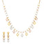 22K Multi-Tone Gold Necklace Set (11.8gm)