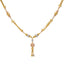 22K Multi-Tone Gold Beaded Chain (17.6gm)