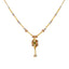 22K Multi-Tone Gold Beaded Chain (13gm)