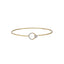 18K Yellow Gold & 0.11 Carat Diamond Bangle (3.1gm)