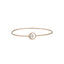 18K Rose Gold & 0.08 Carat Diamond Bangle (3gm)