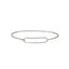 18K White Gold & 0.09 Carat Diamond Bangle (3.5gm)