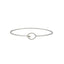 18K Rose Gold & 0.08 Carat Diamond Bangle (2.9gm)