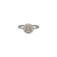 18K White Gold & 0.11 Carat Diamond Ring (2.1gm)