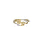 18K Yellow Gold & 0.26 Carat Diamond Ring (2.2gm)