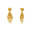 22K Yellow Gold Beaded Filigree Earrings (9.2gm)