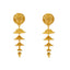 22K Yellow Gold Jhumki Earrings (15.3gm)