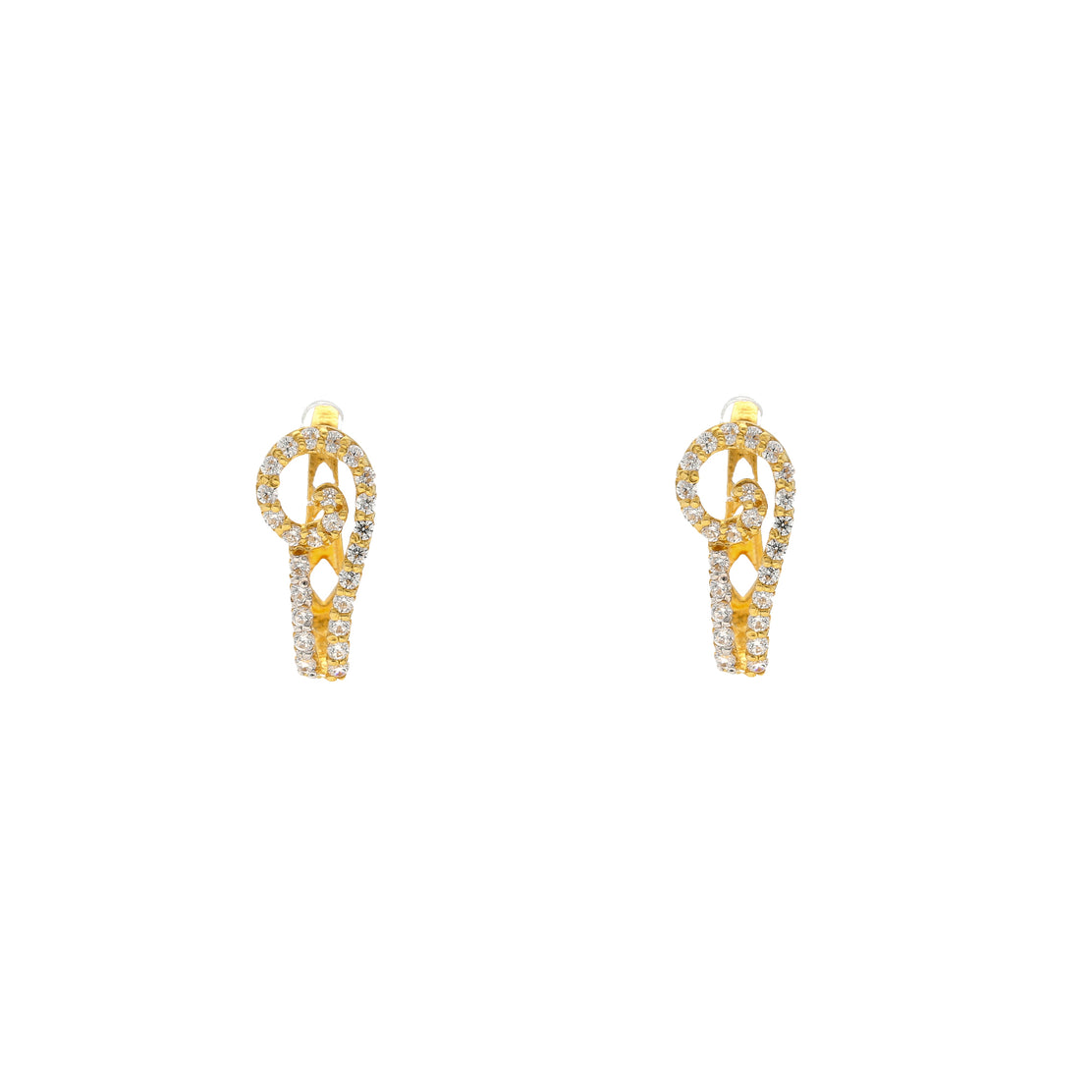 Buy CANDERE A KALYAN JEWELLERS COMPANY 18KT Gold BIS Hallmark Earrings 3.49  G - Earrings Gold for Women 23887724 | Myntra