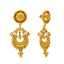 22K Yellow Gold Beaded Chanbali Earrings (22.7gm)